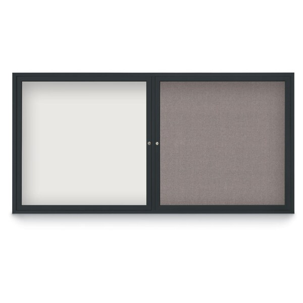 Corkboard, 18"x24", Synthetic Cork/Black